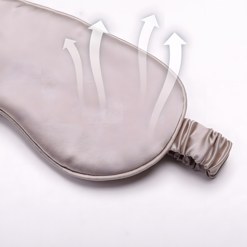 100% Mulberry Silk Sleep Mask & Hair Scrunchie Set