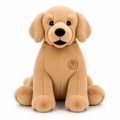 26" Cuddly Golden Retriever Plush Toy – Large Beige Stuffed Dog