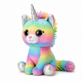 Shimmer Caticorn Plush Toy – 9" Rainbow Unicorn Cat Stuffed Animal