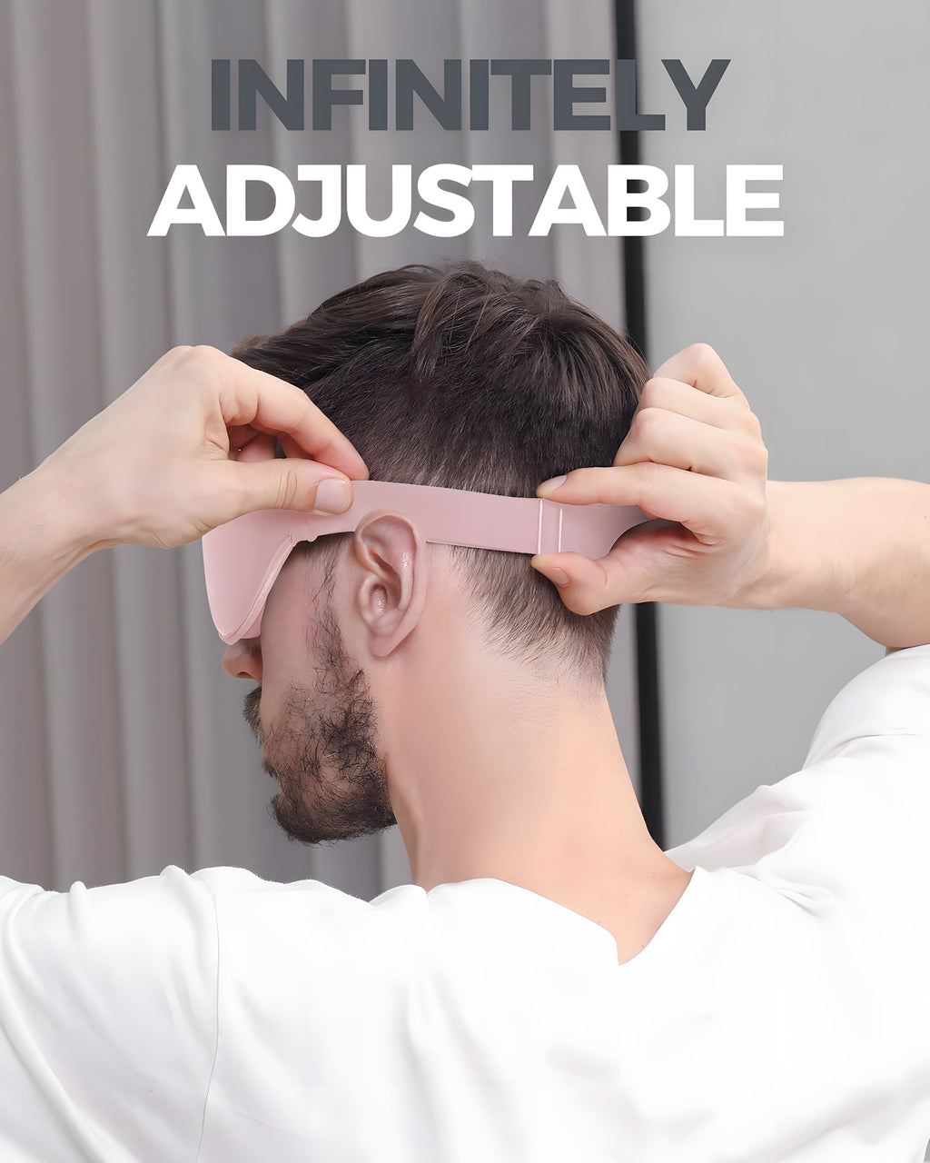 MZOO Luxury 3D Sleep Eye Mask for Side Sleepers – Zero Pressure Light-Blocking Night Blindfold