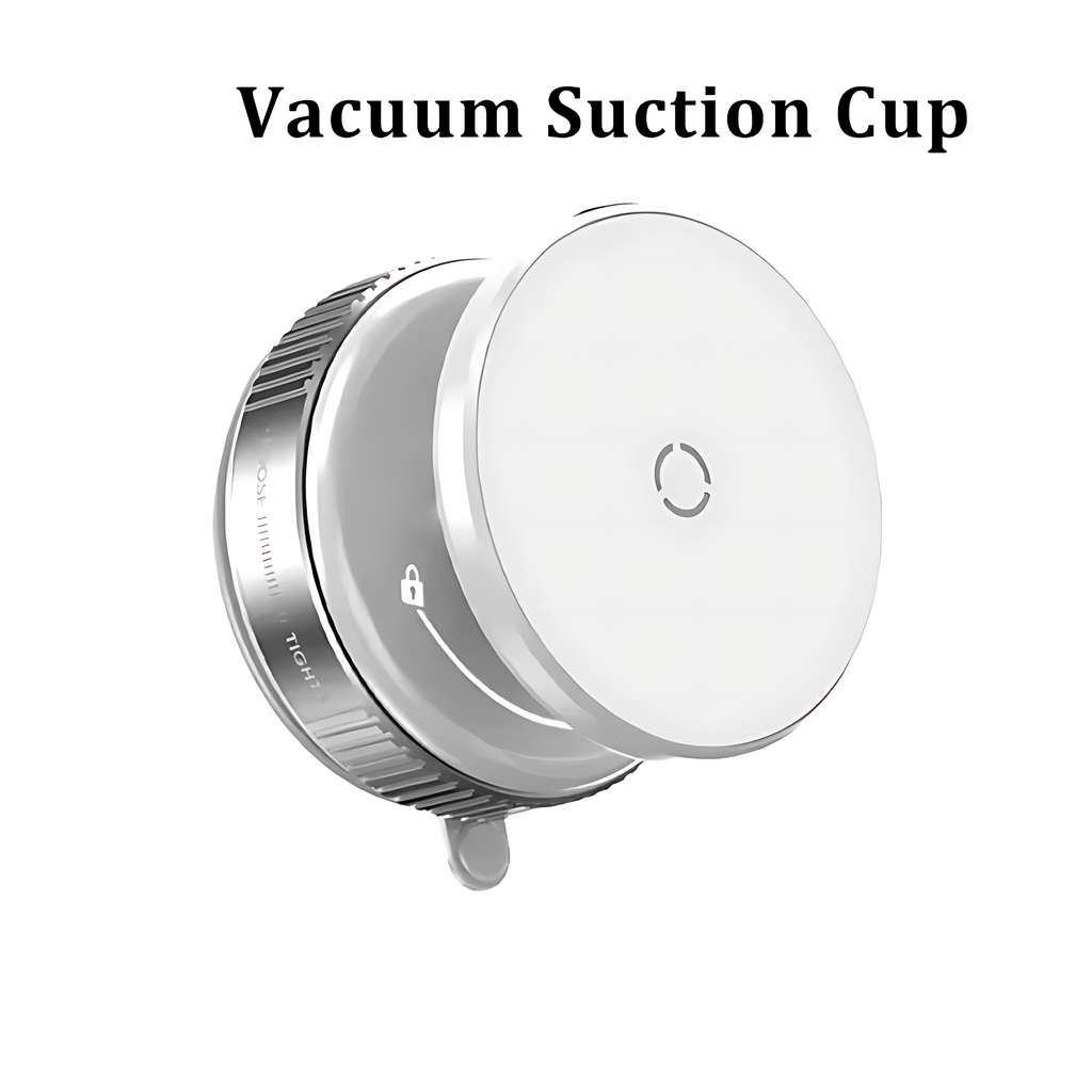 360° Foldable Magnetic Phone Holder – Adjustable Vacuum Car Mount