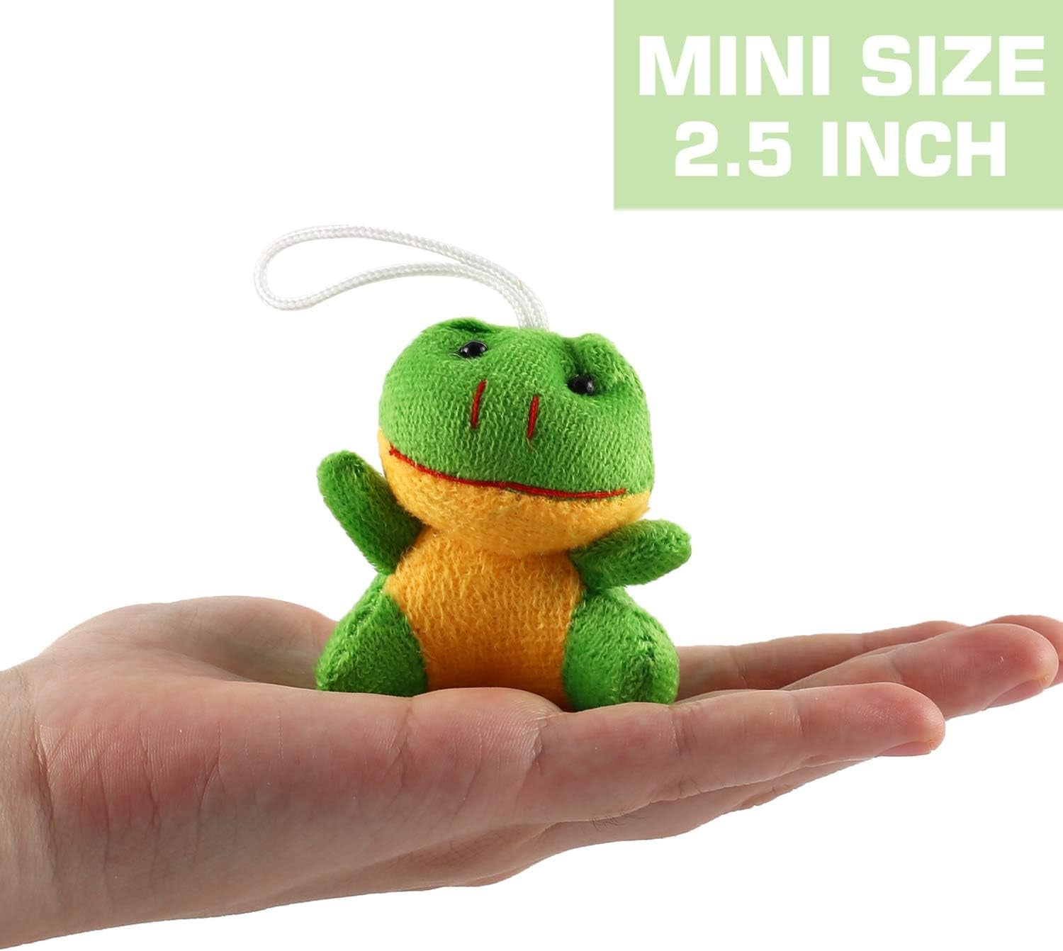 32-Piece Mini Plush Animal Toy Set – Cute Small Plush Keychain Party Favors