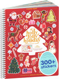 Holly Jolly 300+ Kids Sticker & Coloring Book – Christmas Activity Book
