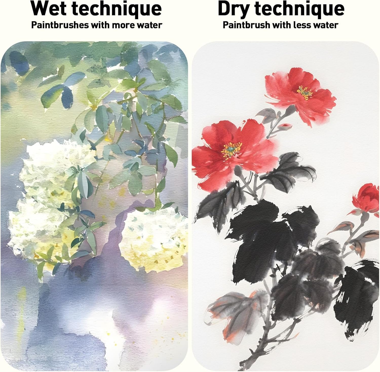 100-Color Watercolor Paint Set – Travel Kit with Brushes, Papers & Metallic Colors